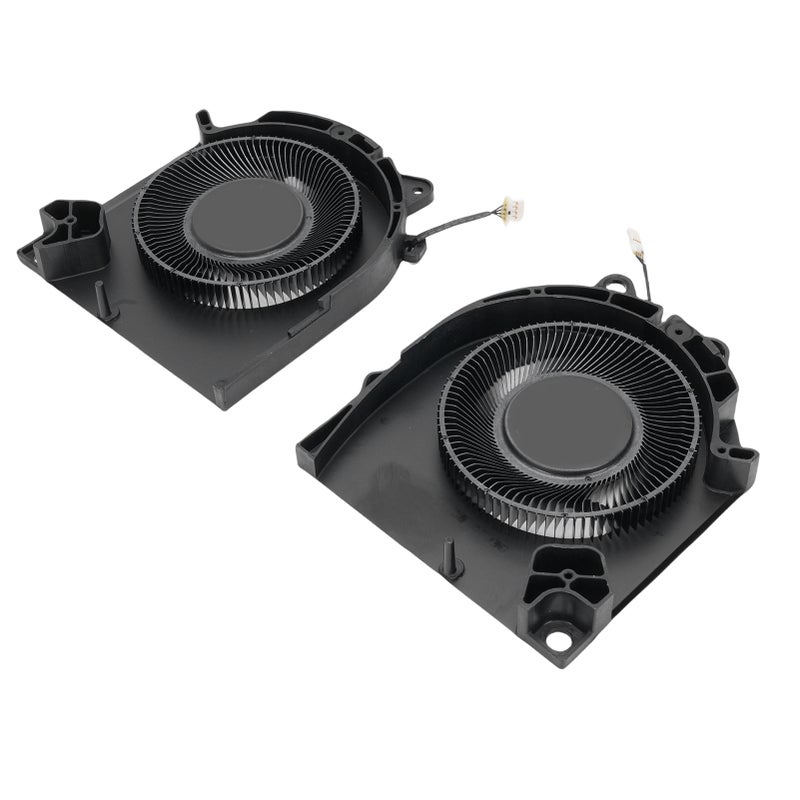 CPU Cooling Fan: 2 Pack 4 Pin Metal & ABS Material - Enhanced Cooling Performance Replacement Fan for Dell 2023 G15 5530 DC 12V Series Laptops - Image 5