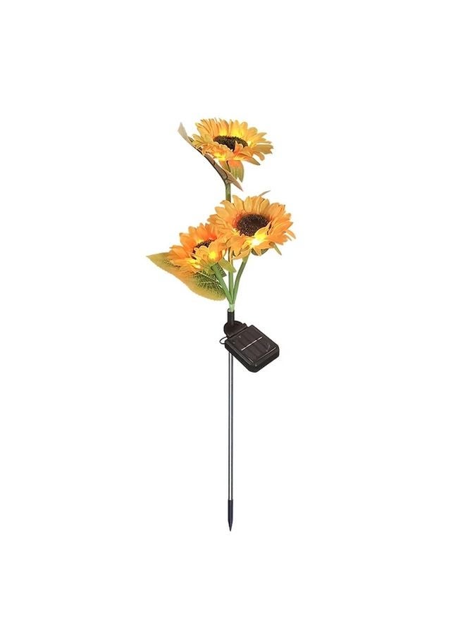 Sunflower Solar LED Garden Light Warm Lamp Outdoor Lawn Balcony Decoration - Image 1