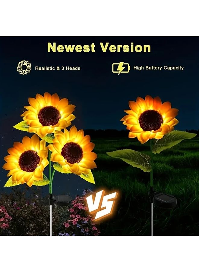 Sunflower Solar LED Garden Light Warm Lamp Outdoor Lawn Balcony Decoration - Image 4