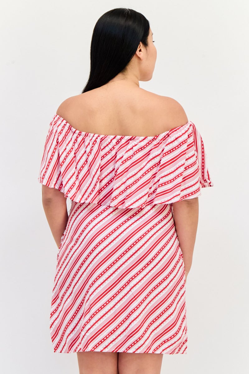 ONLY Women Stripe Mini Dress, Multicolor - Image 3