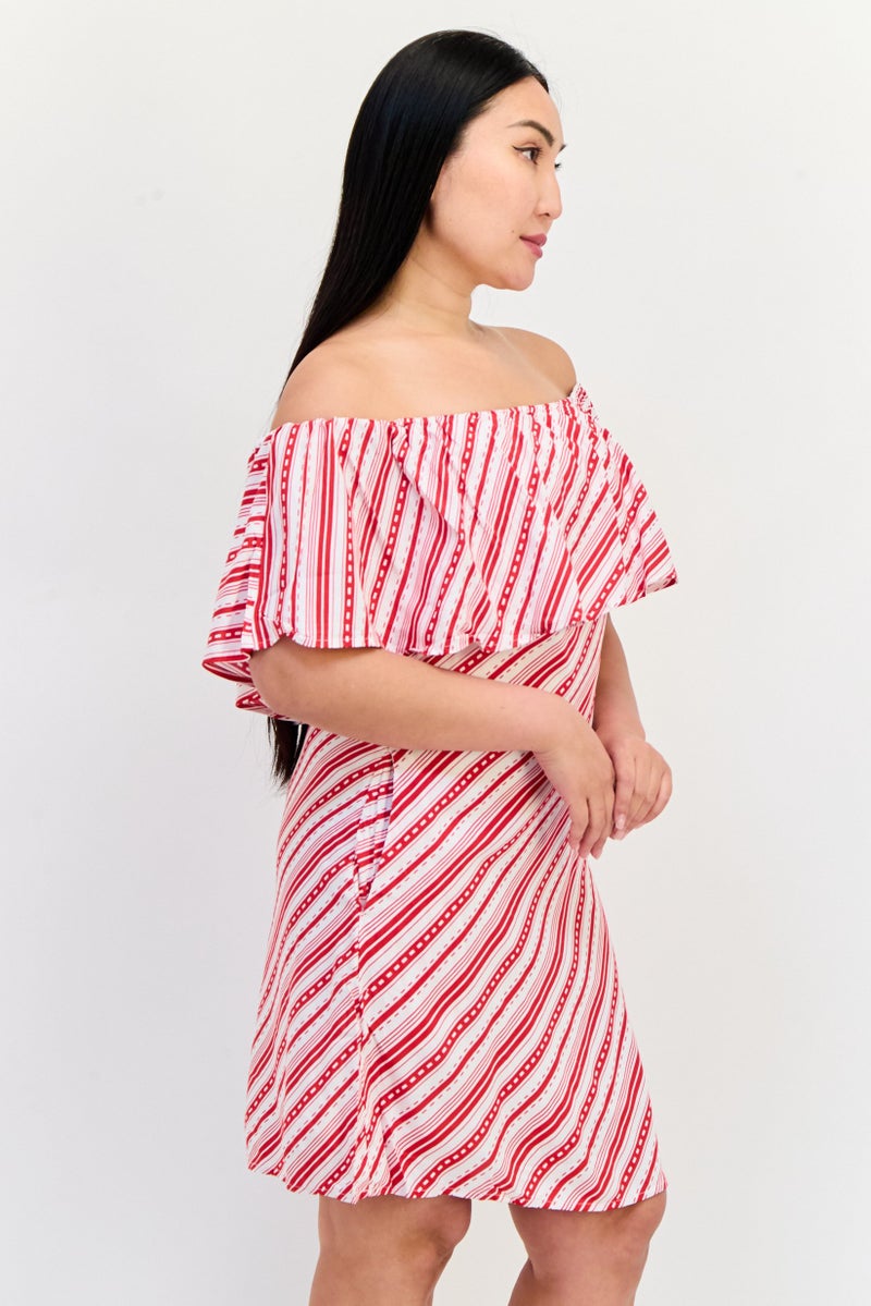 ONLY Women Stripe Mini Dress, Multicolor - Image 2