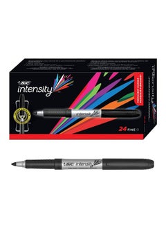 Bic Intensity Permanent Markers Fine Point Black 24Count (Packaging May Vary) 3.63 H X 5.5 L X 2 W  - Image 2