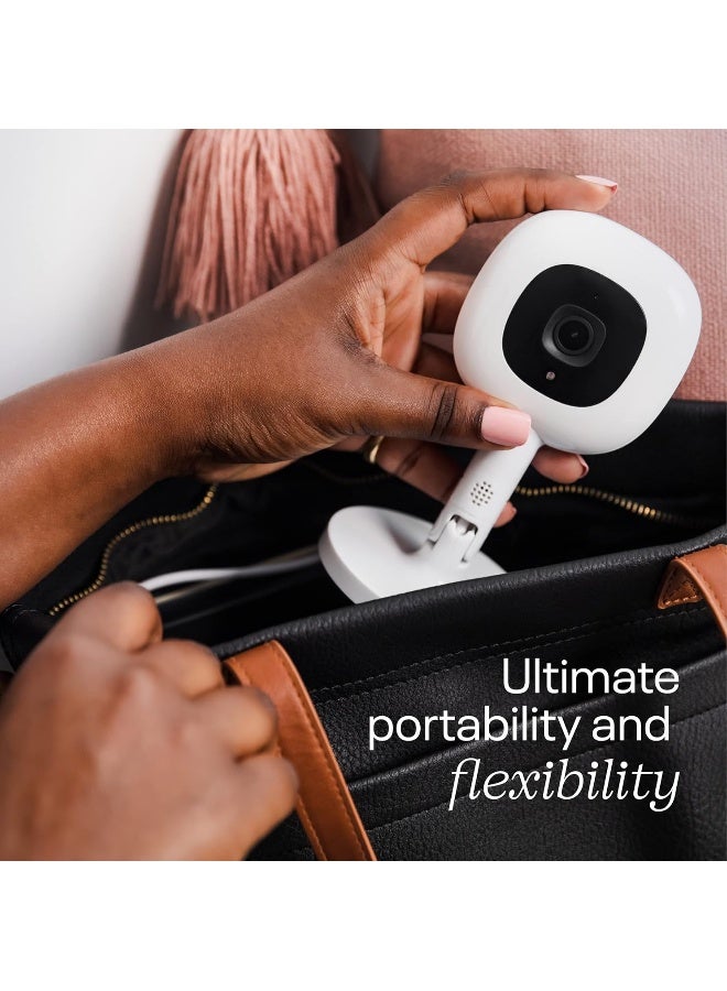 Nanit Flex Multi-Stand Travel Baby Monitor Accessory, Portable Stand Pro Baby Monitor - Silver (Camera not Included) - Image 4