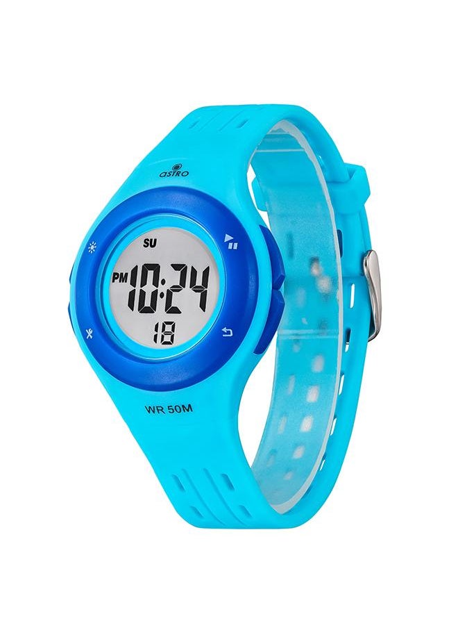 ASTRO - Astro A23901-PPLN Kids Digital Display Watch & PU Strap Light Blue - Image 1