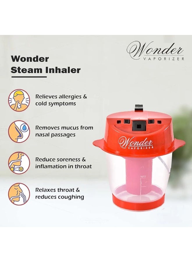 Wonder Best Selling | Steam Inhaler Sauna Vaporizer For Blackheads Removal Cold Cough Rejuvenate Skin | Cold and Cough | For Facial Treatment | For all type of skin  - Image 2