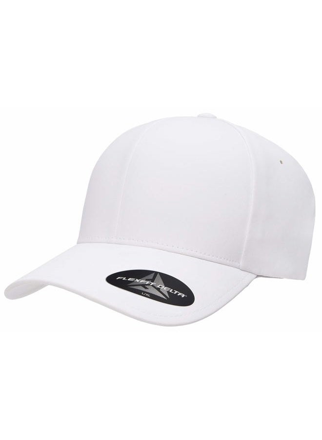 FLEXFIT Delta Seamless Cap, White, L-XL - Image 1