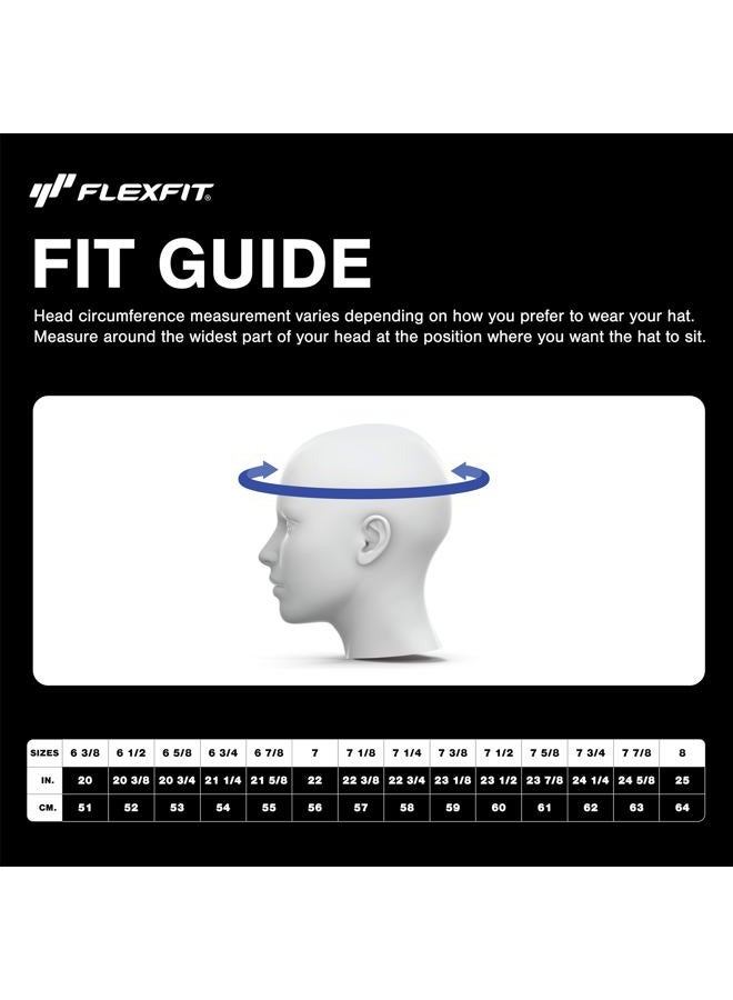 FLEXFIT Delta Seamless Cap, White, L-XL - Image 2