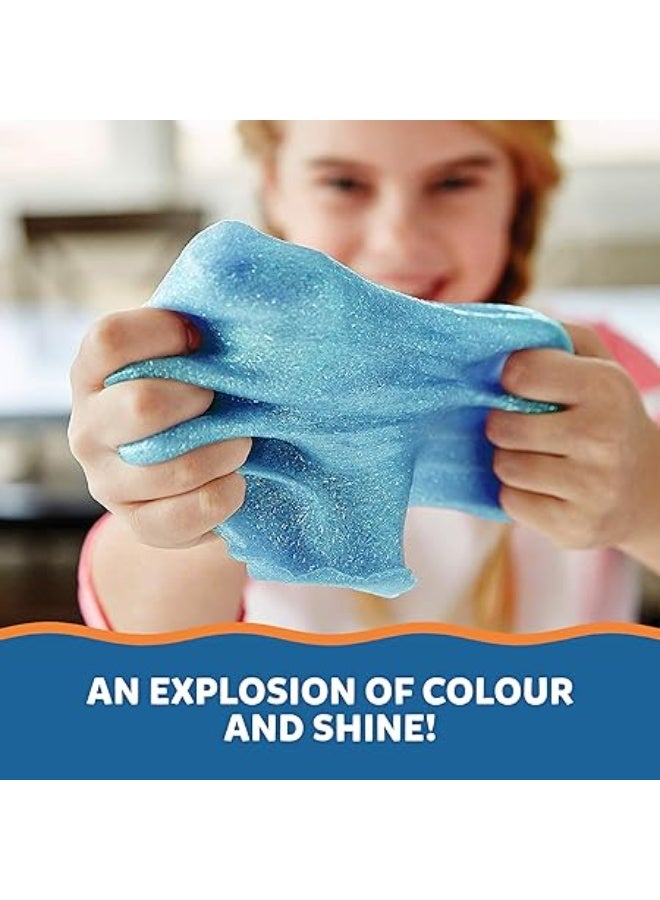 إلمرز مجموعة أدوات إلمر غلو سلايم، غراء شفاف، أقلام غراء لامعة ومحلول سائل سحري لتنشيط السلايم، 8 قطع - Image 3