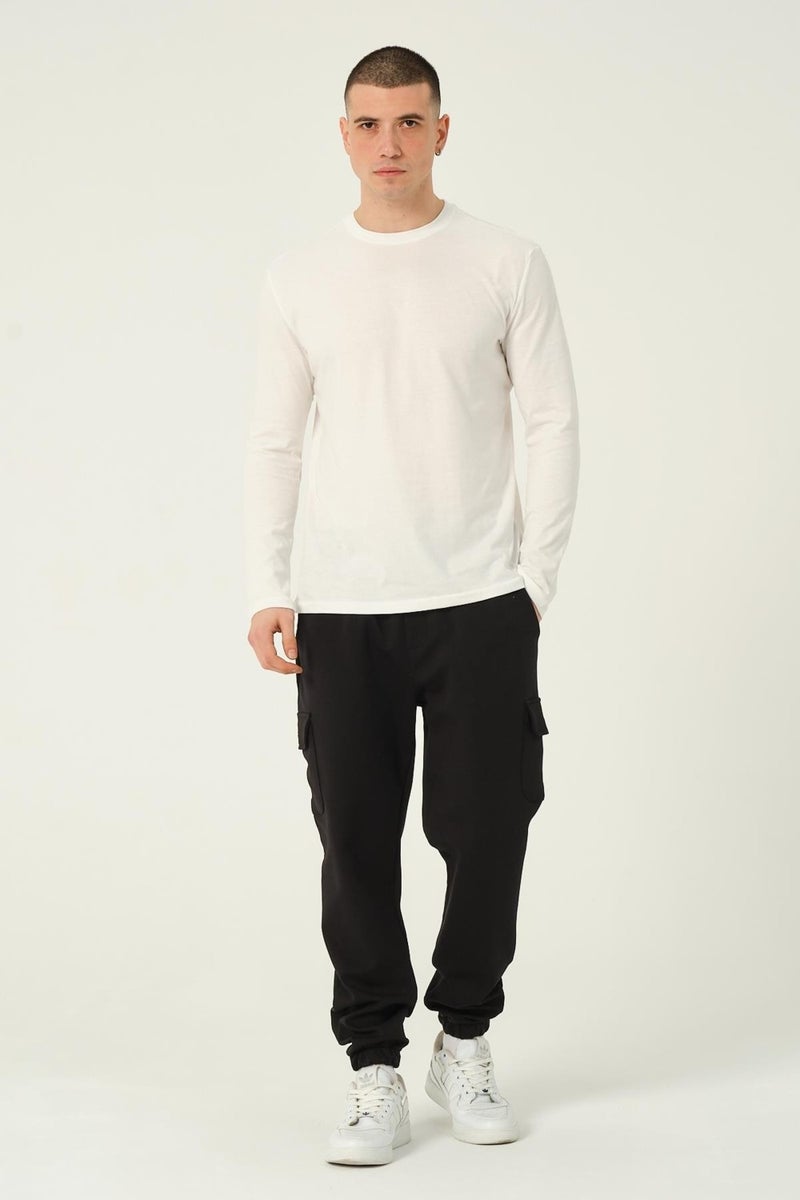 RICH Men's Cargo Pants Scuba Sweatpants  - Image 1