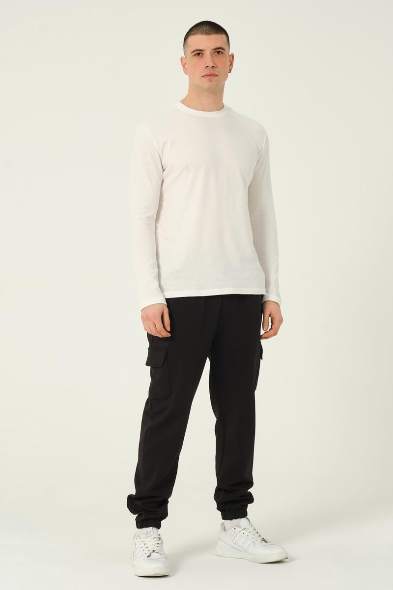 RICH Men's Cargo Pants Scuba Sweatpants  - Image 3