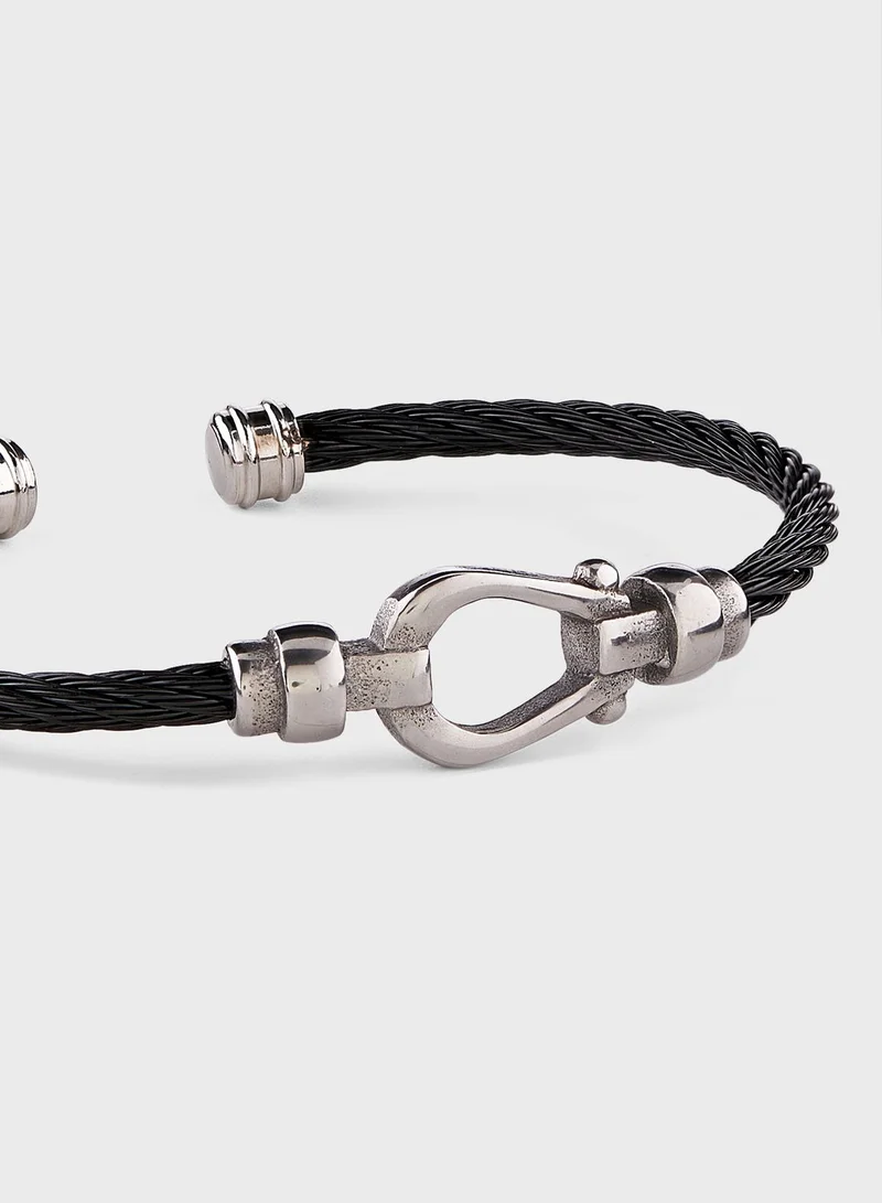 Seventy Five Casual Metal Cuff Bracelet