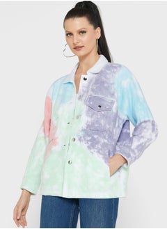 Oversized Printed Shacket