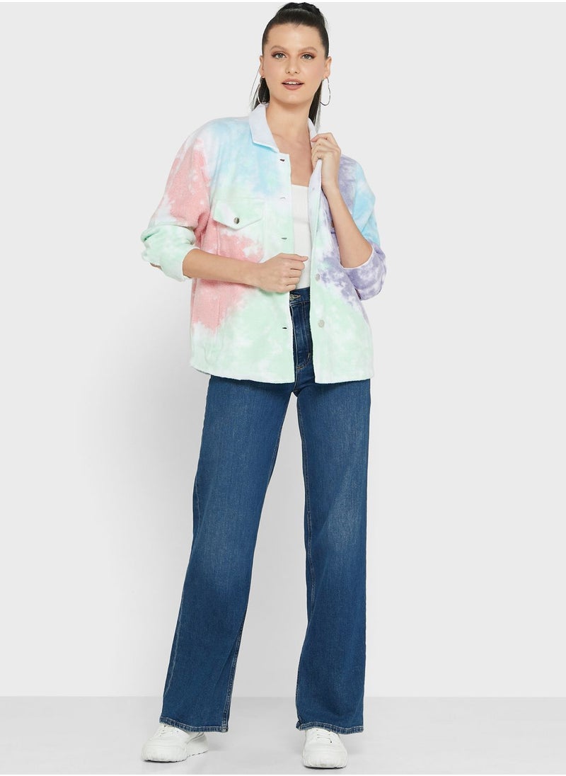 LASULA - Oversized Printed Shacket - Image 1