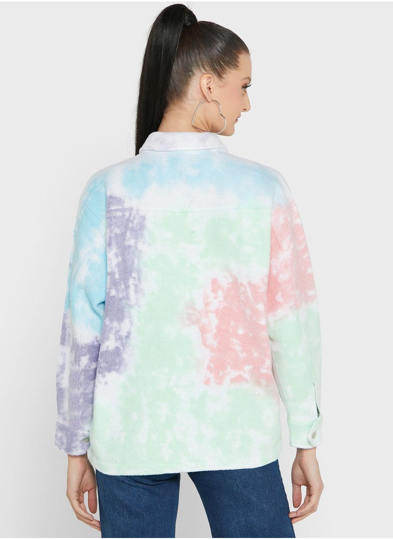 LASULA - Oversized Printed Shacket - Image 1