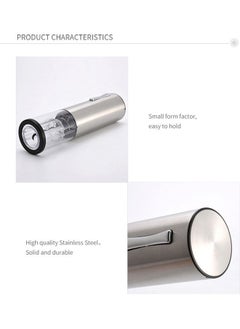 نيبمينينت فتاحة زجاجاتٍ كهربائية قابلة للشحن بمنفذ USB فضي 20x5x8.5سم  - Image 2