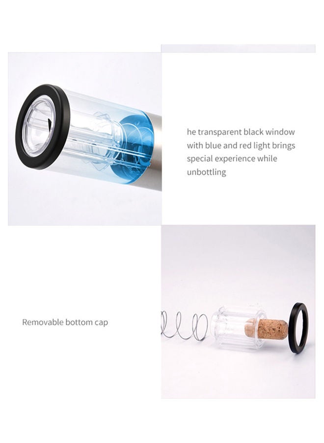 NIBEMINENT USB Rechargeable Electric Bottle Opener Silver 20x5x8.5cm - Image 3