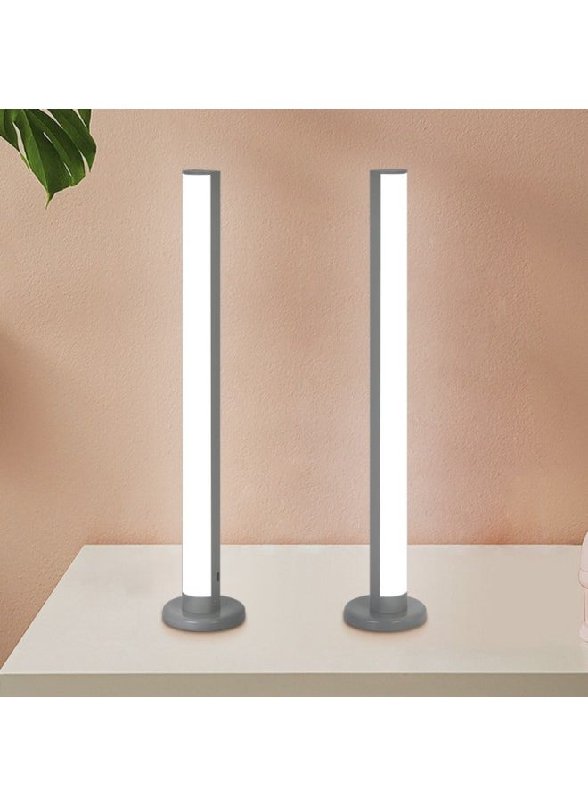 Generic - Live Light Filling Computer Anchor Desktop Beauty Rejuvenation Studio Double Row LED Video Background Female Atmosphere Station-Specifications:[style☆3500lm] Double Row 8 Bulbs + 26cm Beauty Lamp + Single Camera + Desktop Stand - Image 1