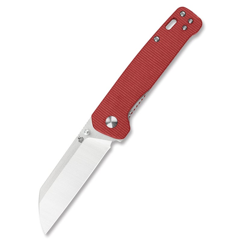 QSP Penguin Folding Knife  Rugged D2 Blade  Premium Micarta Handle  Smooth OneHand Open  Deep Carry Clip  LeftRightHanded Friendly  Perfect for EDC and Outdoor Adventures