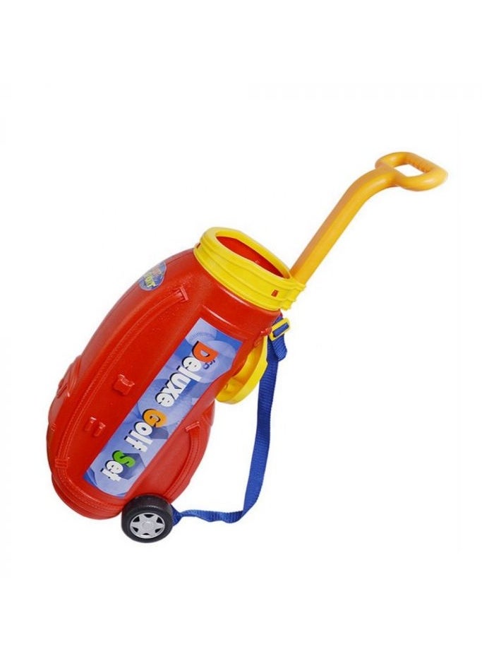 King Sport Golf Play Set with Plastic Bag, 2 Clubs, 1 Putter, 4 Balls, Putting Cup Indoor or Outdoor Use for Toddlers Boys and Girls  - Image 3