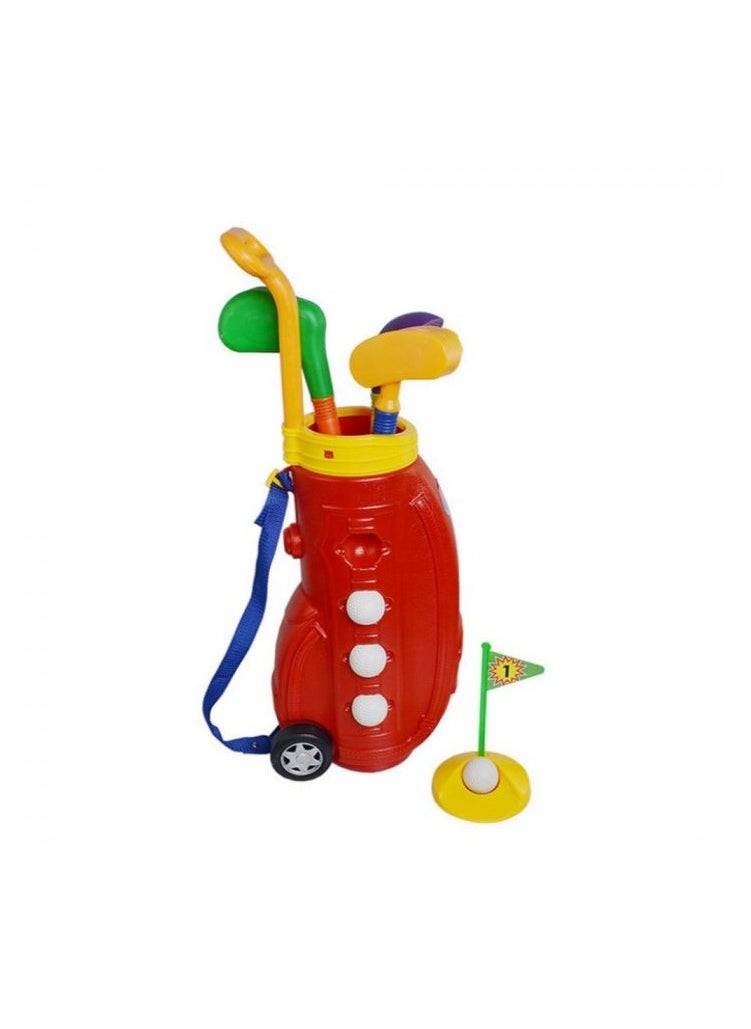 King Sport Golf Play Set with Plastic Bag, 2 Clubs, 1 Putter, 4 Balls, Putting Cup Indoor or Outdoor Use for Toddlers Boys and Girls  - Image 5
