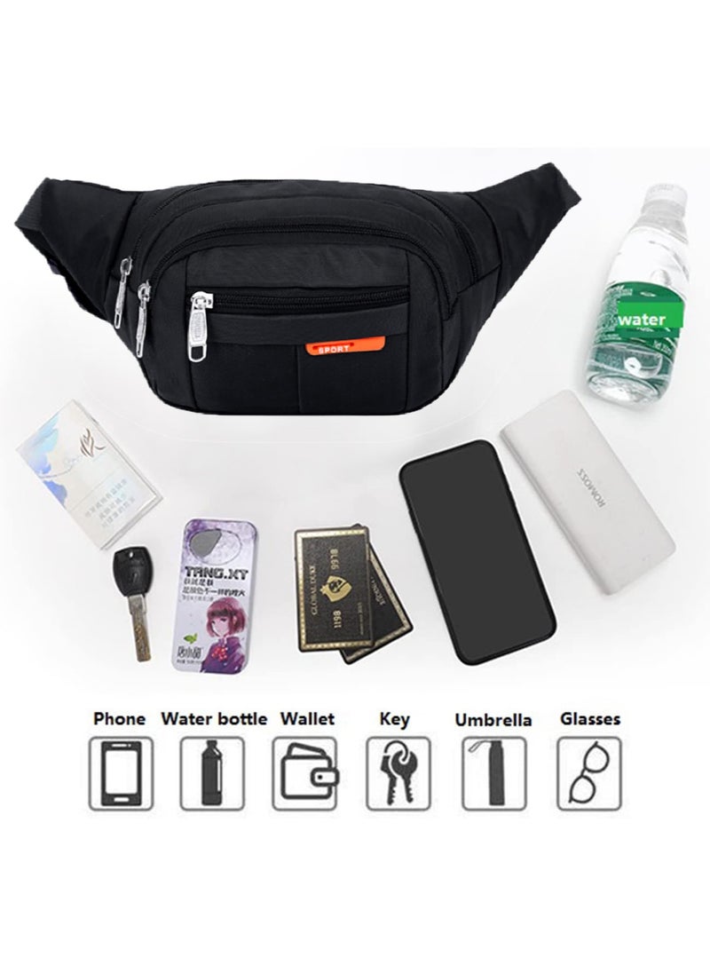 Generic - Waist Pack for Running,Crossbody Pack for Men&Women,Large Waist Bag & Hip Bag with Adjustable Strap for Outdoors Workout Traveling Casual Running Hiking Cycling - Image 1