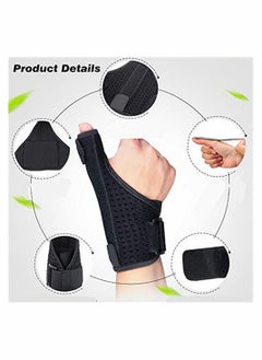 SYOSI Thumb Splint Support Brace for Right and Left Hand Reversible Thumb Wrist Stabilizer Compression Splint for Thumb, Trigger Finger, Hand Pain Relief, Arthritis, Tendonitis, Left  - Image 5
