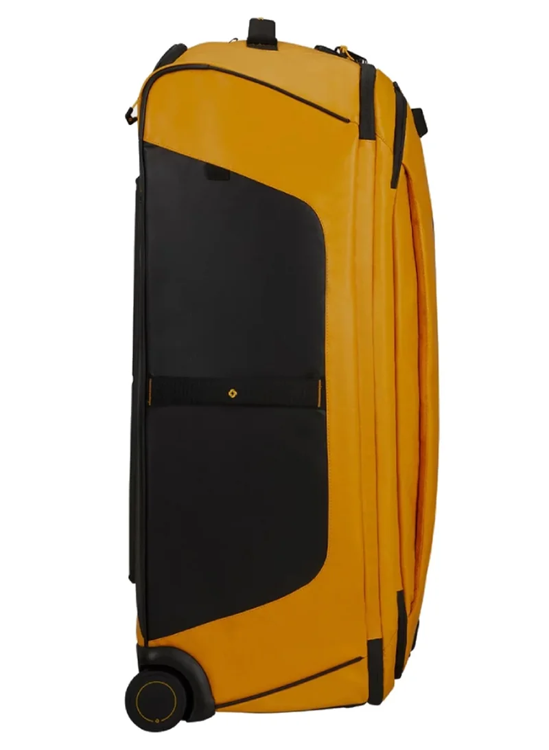 Samsonite  Ecodiver Wheeled Duffle Bag 79 cm / 29 inch, Yellow|Reflective Pattern|TSA Lock|ID Tag|Spacious Interior|Water Repellent Material|Recyclex Material Technology - 2 Years International Warranty  | Best Price UAE