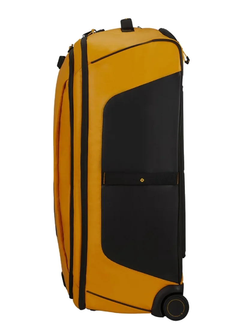 Samsonite Ecodiver Wheeled Duffle Bag 79 cm / 29 inch, Yellow|Reflective Pattern|TSA Lock|ID Tag|Spacious Interior|Water Repellent Material|Recyclex Material Technology - 2 Years International Warranty