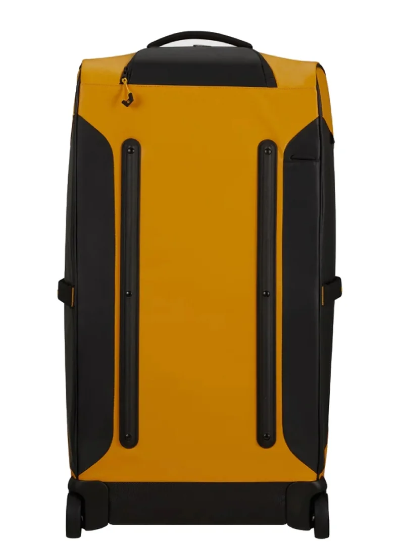 Samsonite  Ecodiver Wheeled Duffle Bag 79 cm / 29 inch, Yellow|Reflective Pattern|TSA Lock|ID Tag|Spacious Interior|Water Repellent Material|Recyclex Material Technology - 2 Years International Warranty  | Best Price UAE