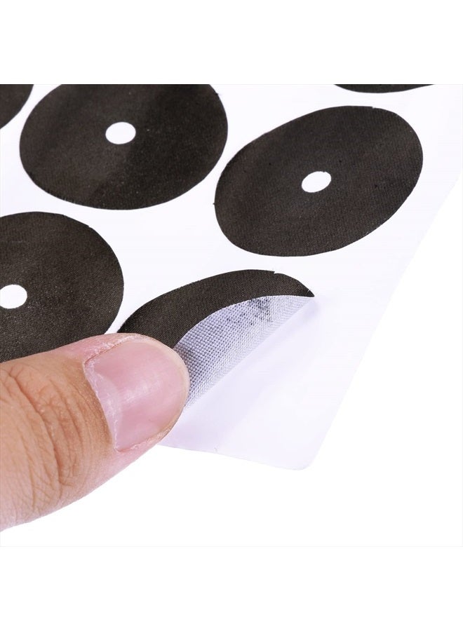PATIKIL Pool Table Marker Dots, 1 Sheet/15Pcs Billiard Point Stickers Ball Position Locator for Billiards Practice, Black - Image 4