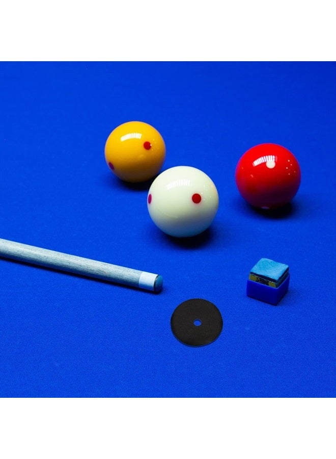PATIKIL Pool Table Marker Dots, 1 Sheet/15Pcs Billiard Point Stickers Ball Position Locator for Billiards Practice, Black - Image 5