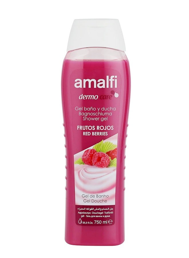 امالفي أمالفي جل استحمام بالفواكه الحمراء 750 مل - Image 1
