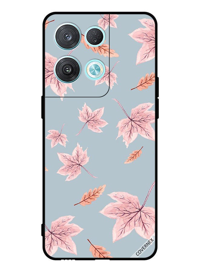 Covernex Protective Case Cover For Oppo Reno8 Pro Autumn Leaves Print - Image 1