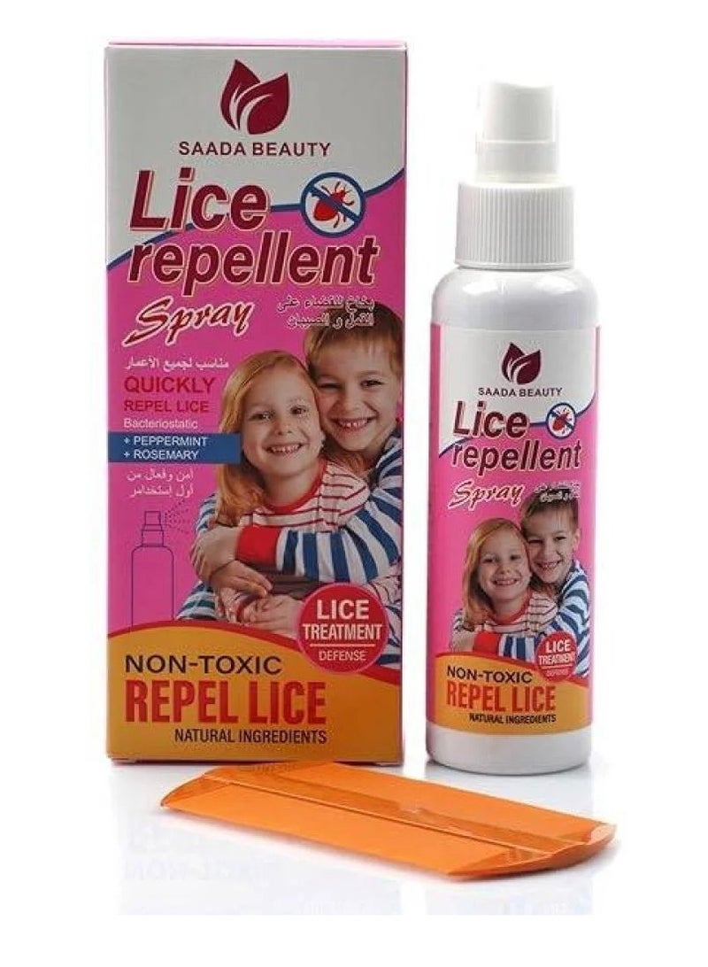 SAADA BEAUTY A set to combat head lice and its eggs, shampoo and lice spray suitable for all ages - Image 2