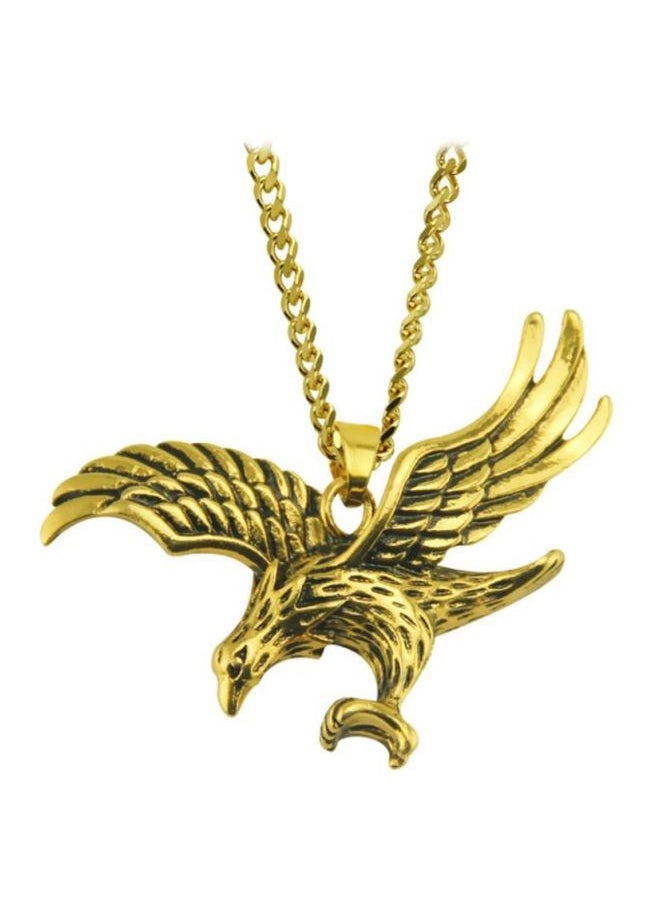 NIBEMINENT Zinc Alloy Retro Flying Eagle Pendant Necklace  - Image 2