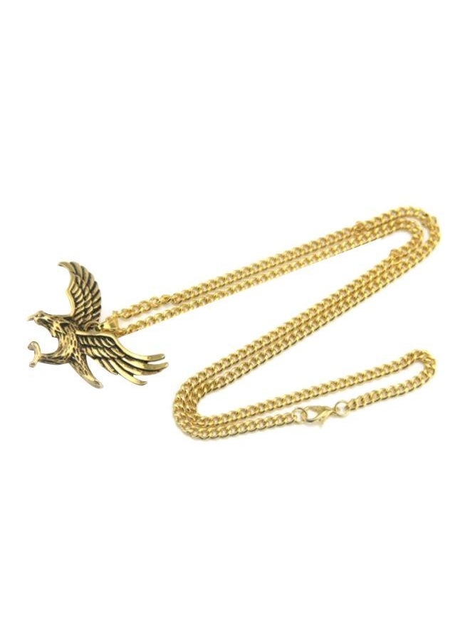 NIBEMINENT Zinc Alloy Retro Flying Eagle Pendant Necklace  - Image 1