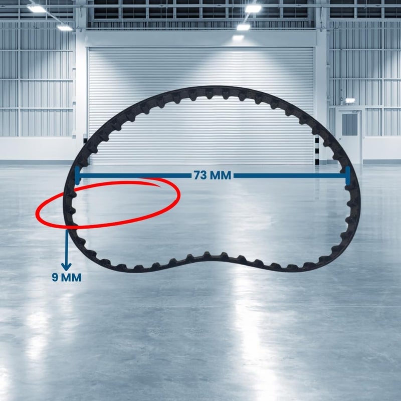 Smartpack Timing Belt for Packaging of High-Speed Batch Coding Machine’s Spare Parts | Packaging Machine Spare Parts | Durable Timing Belt | Pack of 1 Size - 90xL037 - Image 4