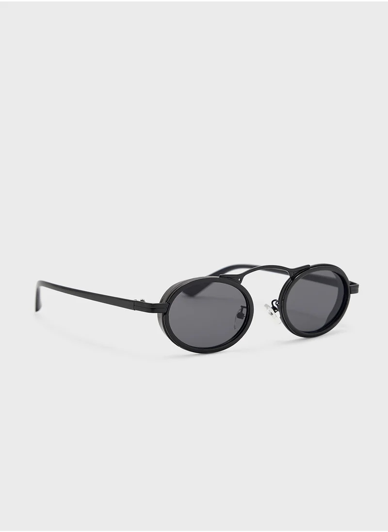 سفنتي فايف Round Casual Sunglasses