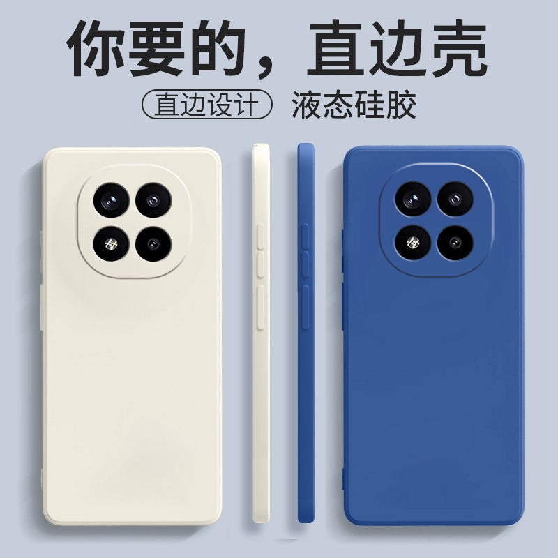 غطاء واقي، مقاوم للصدمات لـ Redmi Note 14 Pro، أخضر سيليكون، ملمس غير لامع من السيليكون باللون الأخضر للسفر للمكتب للاستخدام الداخلي - Image 2