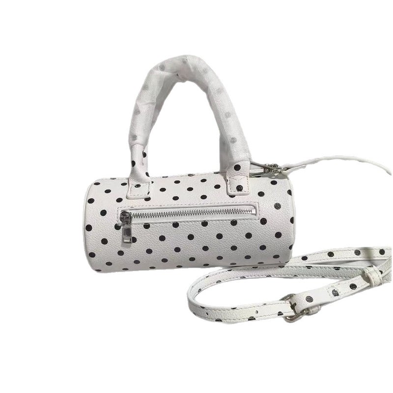 2026 Polkadot Boston Bag for Women Handbag Shoulder Bag - Image 5