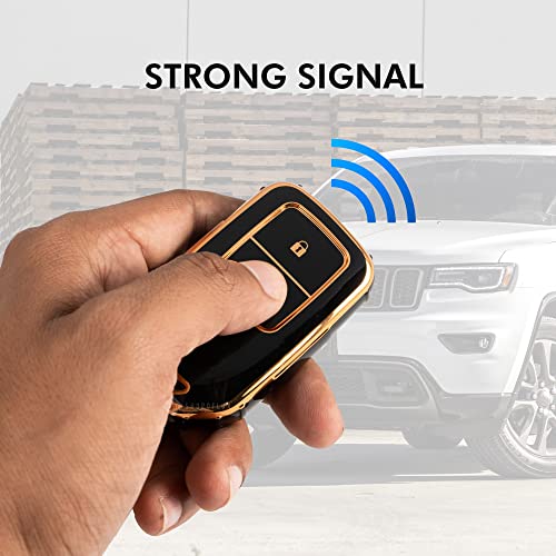 Shopoflux® TPU Key Cover Compatible for Honda Elevate | BRV | WRV | CRV | Jazz | City 2 Button Smart Key (Pack 2 (Black+White)) - Image 4