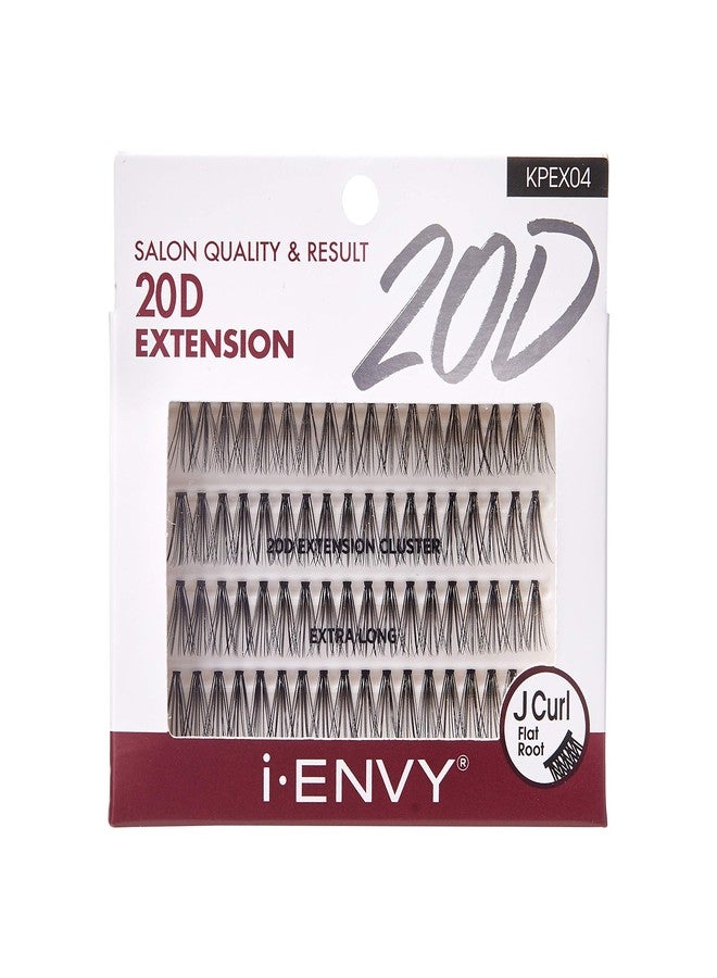 i.Envy i-ENVY 20D Extension Cluster Individual Lashes (Extra Long, 3 PACK) - Image 2