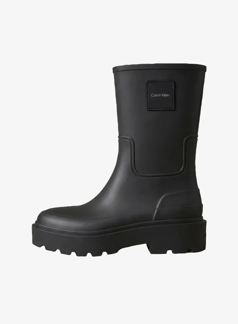 Calvin Klein Heeled Flexible Lug Sole Rain Boots