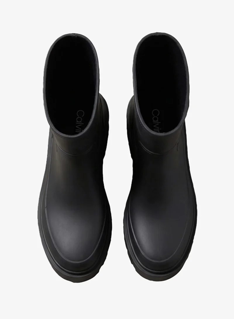 Calvin Klein  Heeled Flexible Lug Sole Rain Boots for Women | Best Price UAE