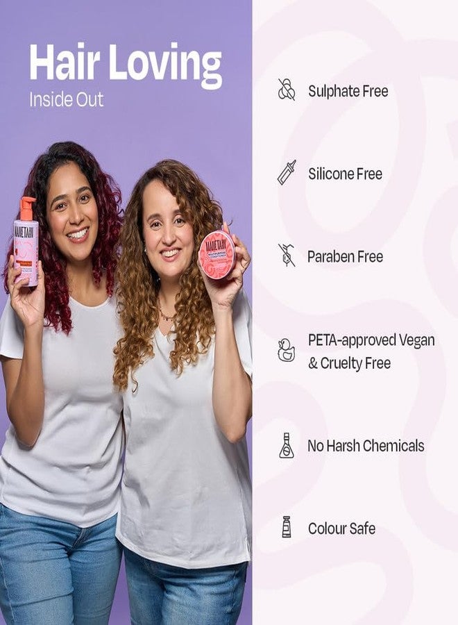 MANETAIN Beginner Basic Bundle | Moisturising Shampoo 237ml & Multipurpose Conditioner 200gm | Protein/Moisture Balanced for Curly, Wavy & Frizzy Hair | Frizz Control, Hydrating, Strengthening, Curl Enhancing | CG Friendly - Image 5