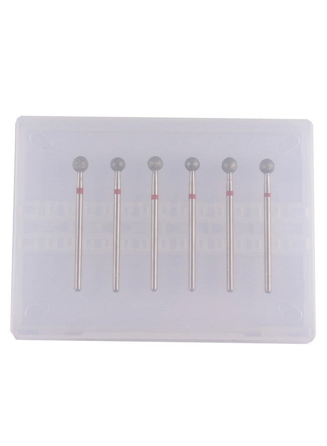 MZCMSL 6Pcs Pro Diamond Ball Bitscuticle Drill Bit Set For Russian Manicure3/32 Shank Efile Bit (Φ5.0Mm) - Image 5