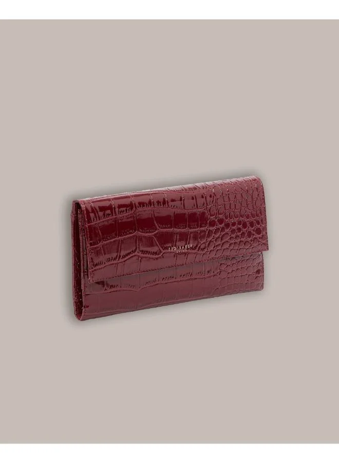 Ted Baker Croc Effect Travel Wallet