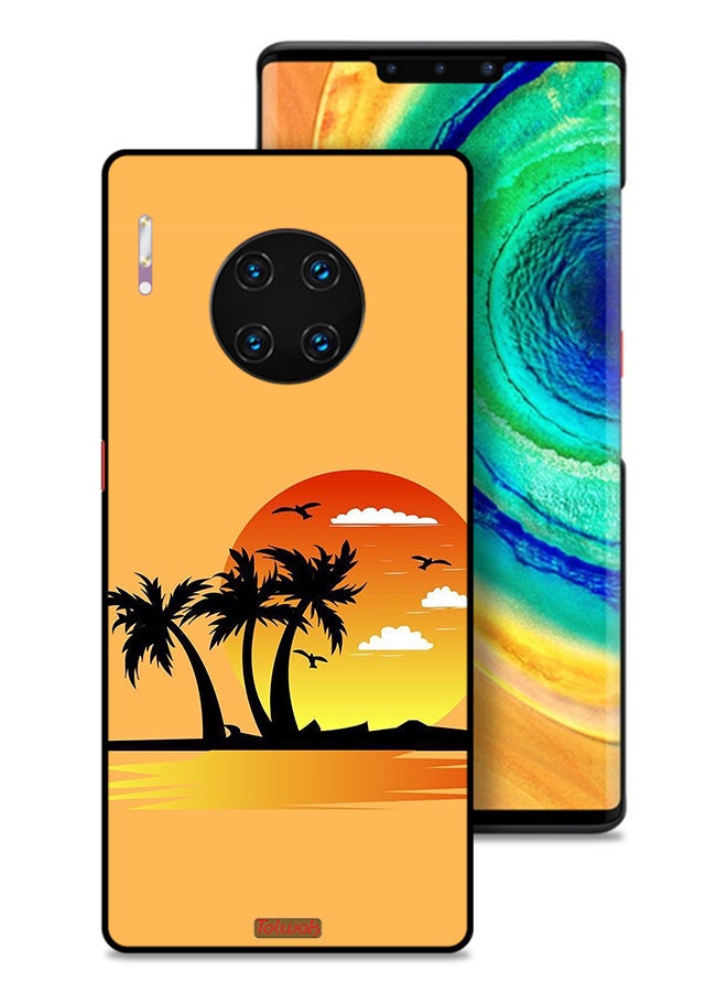 Tolwak Huawei Mate 30 Pro 4G Protective Case Cover Drawing Abstract Design - Image 1