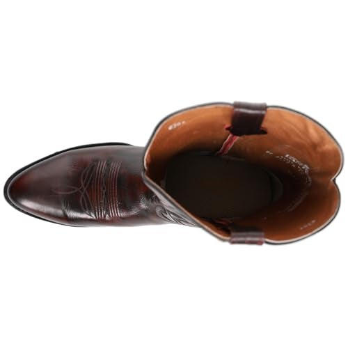 Dan Post Mens Milwaukee Embroidered Round Toe Casual Boots Mid Calf - Red - Size 12 D_M - Image 4