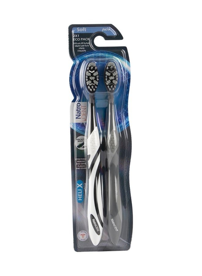 Toothbrush Helix Remove Bad Odors & Tooth Stains Soft - 2 Pc - pzsku/Z0585B1884542DF538997Z/45/_/1705330550/58c22857-e16b-46f4-afe6-2af8dc8cb9ef